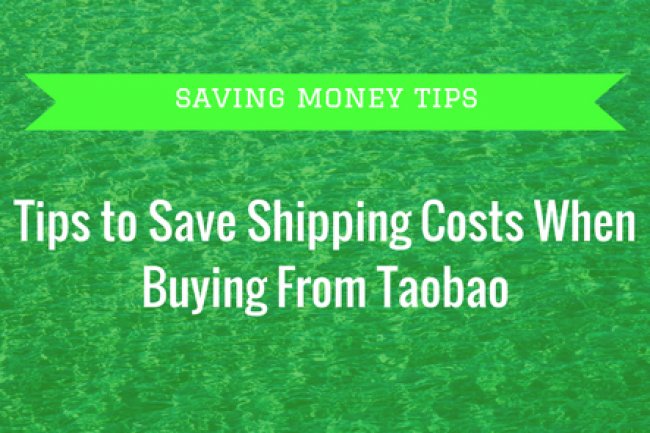 When purchasing from Taobao, here are three tips to help you save money on shipping costs.